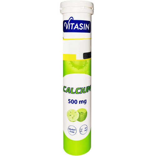 قرص جوشان کلسیم 500 ویتاسین لیمویی 20 عددی