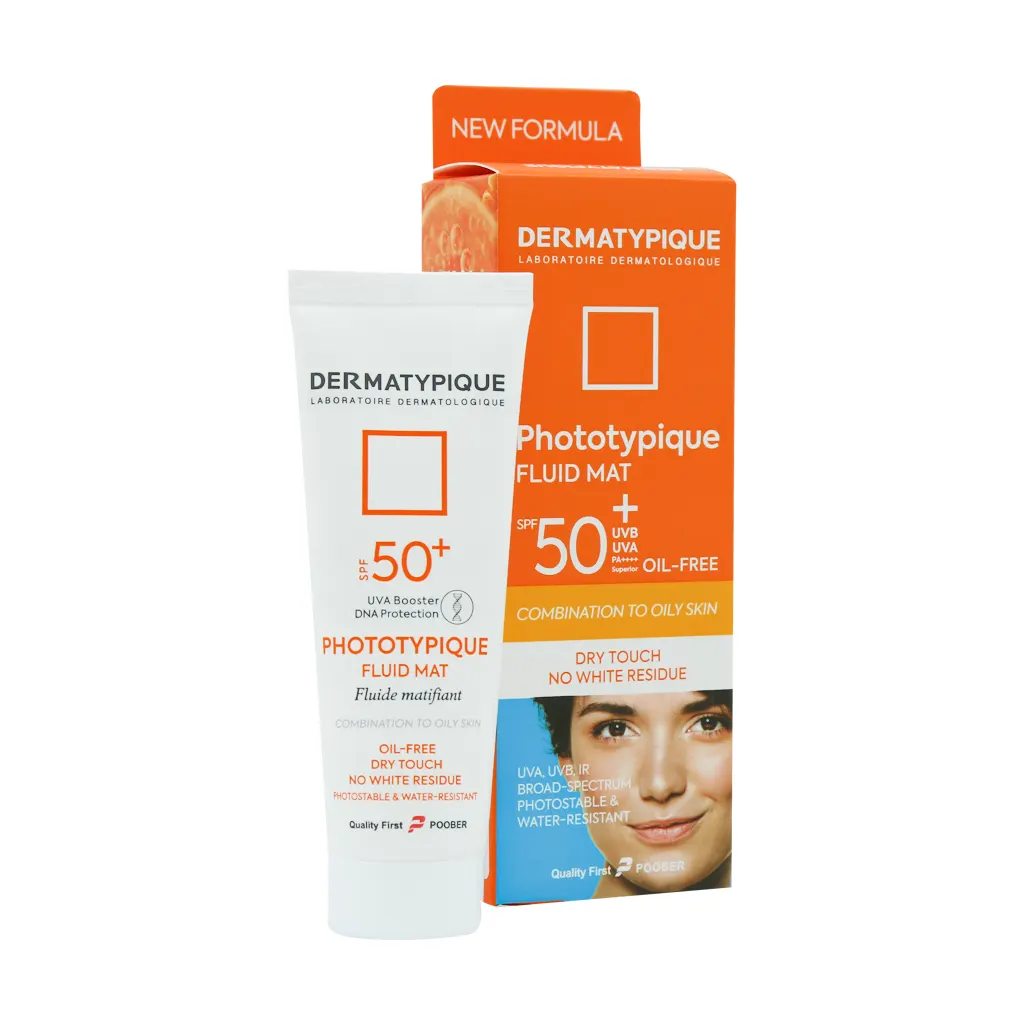 ضد آفتاب فاقد چربی SPF50+ درماتیپیک بدون رنگ