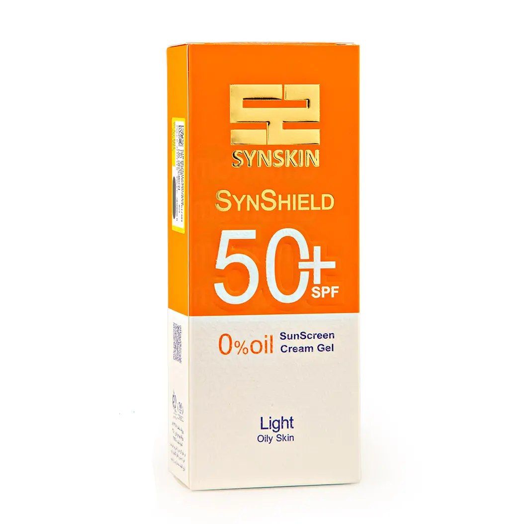 کرم ژل ضد آفتاب رنگی ساین شیلد ساین اسکین برای پوست چرب +SPF 50