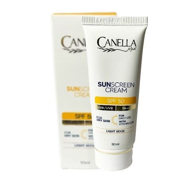 ضد آفتاب رنگی پوست خشک SPF50 بژ روشن کنلامکس
