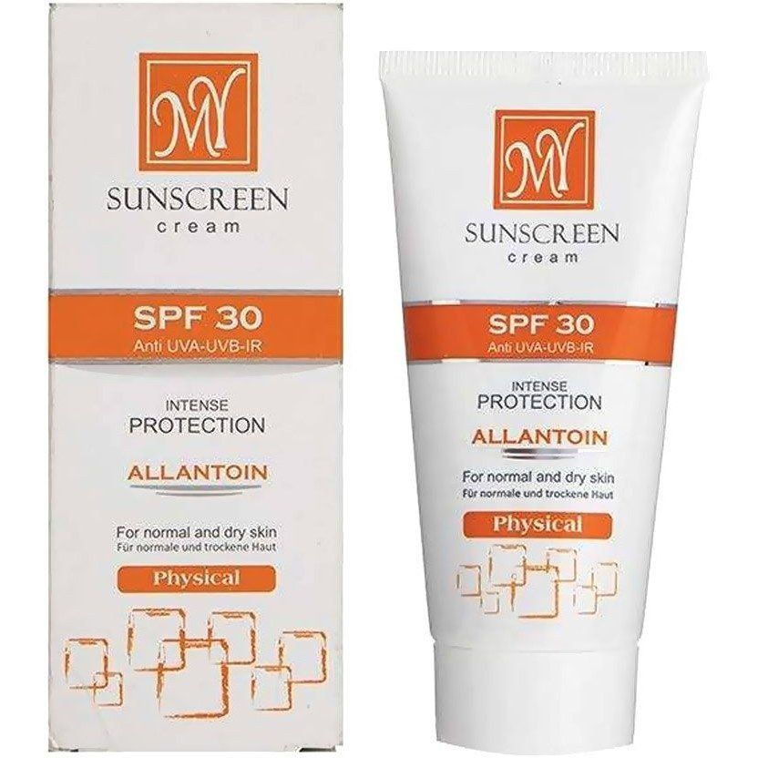 کرم ضد آفتاب فیزیکال SPF30 مای مناسب پوست های معمولی تا خشک 50 میلی لیتر