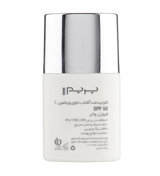 فلوئید ضد آفتاب پرایم مدل فیوژن واتر حاوی ویتامین سی با SPF50 حجم 40 میلی لیتر