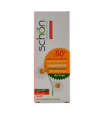کرم ضد آفتاب بی رنگ شون با SPF50 مناسب پوست چرب حجم 50 میلی لیتر