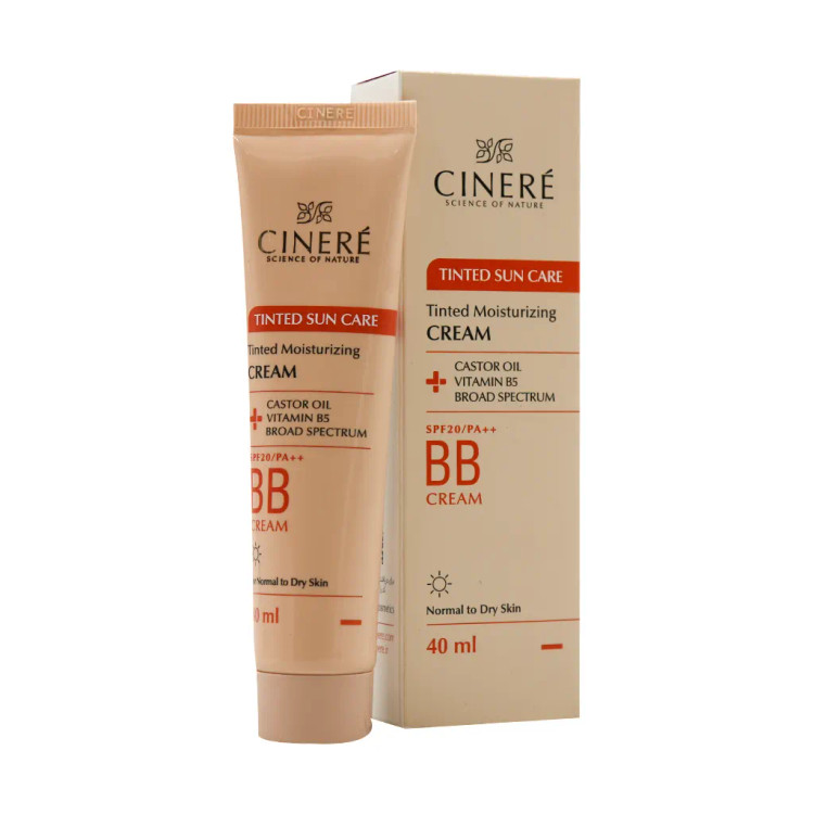 بی بی کرم SPF 20 سینره مناسب انواع پوست 40 میلی لیتر