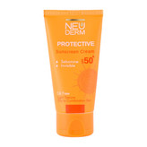 کرم ضد آفتاب بی رنگ نئودرم مدل SPF+50 مناسب پوست چرب حجم 50 میلی لیتر