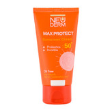 کرم ضد آفتاب بی رنگ نئودرم مدل Max Protect SPF50 مناسب پوست چرب حجم 50 میلی لیتر